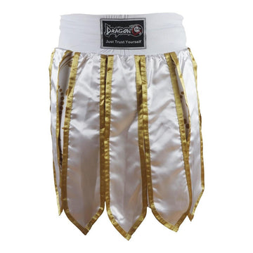 DragonDo MT3031 Muay Thai Kickbox-Shorts mit Quasten und Leggings