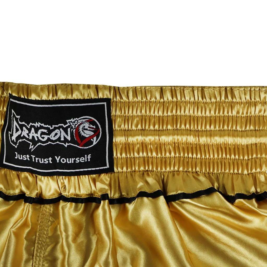 DragonDo MT3033 Muaythai Shorts Gold Kickbox-Shorts