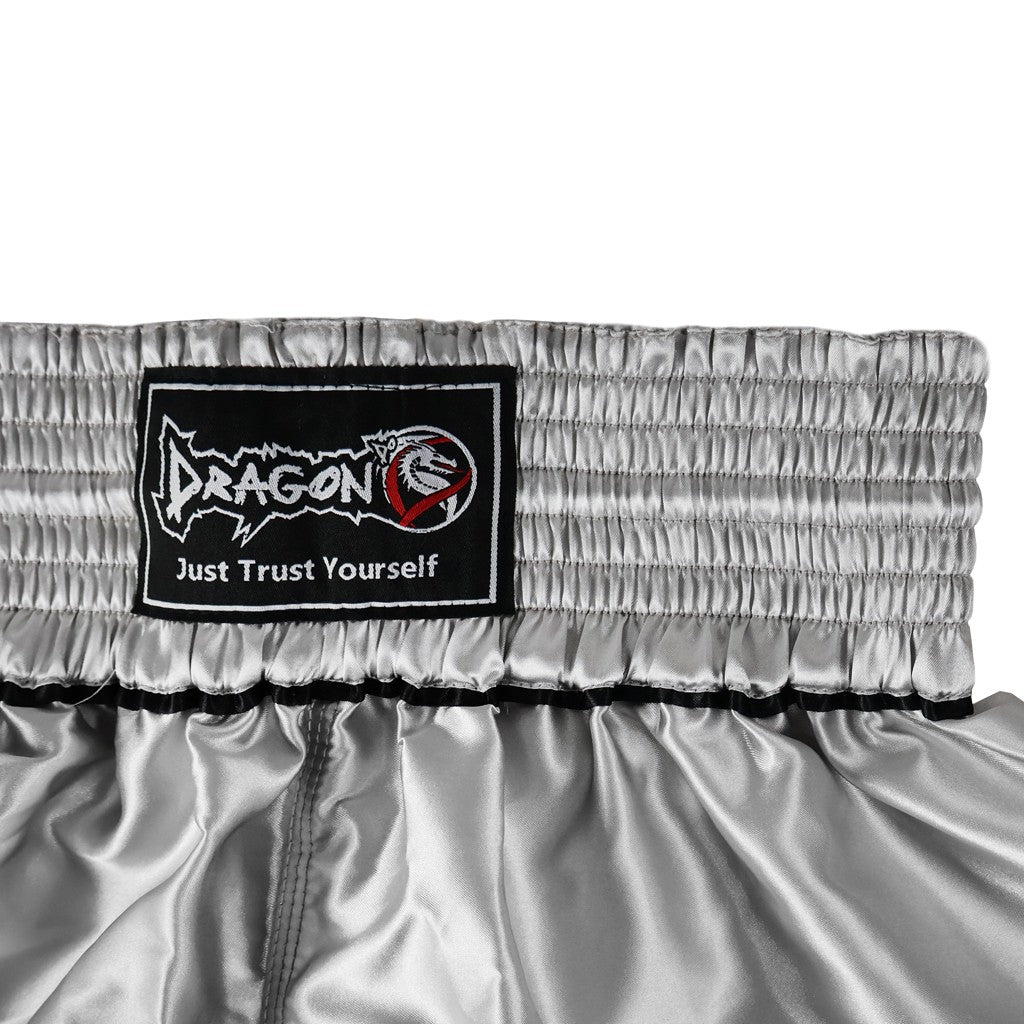 DragonDo MT3033 Muaythai Shorts Graue Kickbox-Shorts