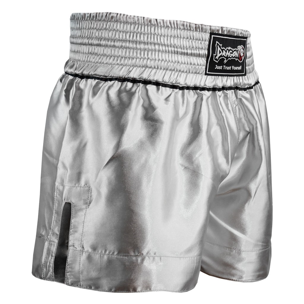 DragonDo MT3033 Muaythai Shorts Graue Kickbox-Shorts