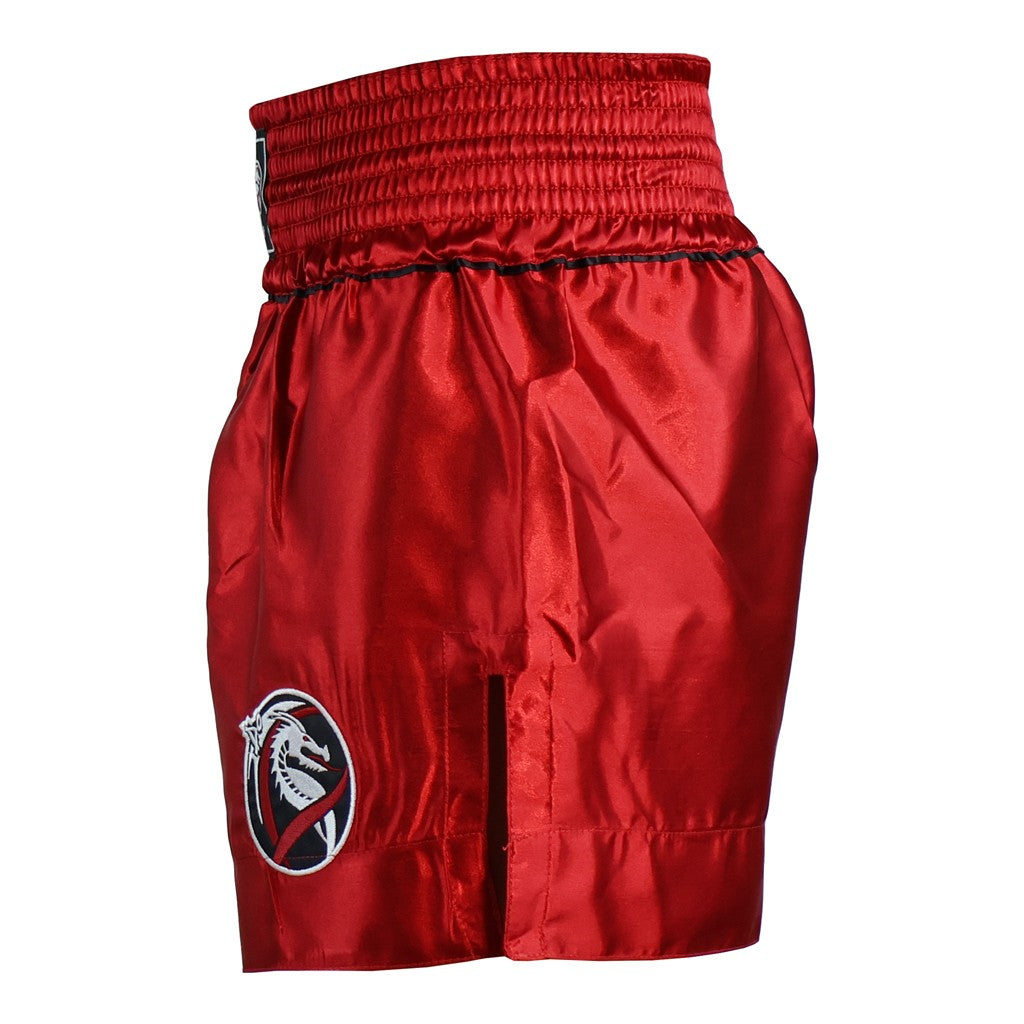 DragonDo MT3033 Muaythai Shorts Rote Kickbox-Shorts