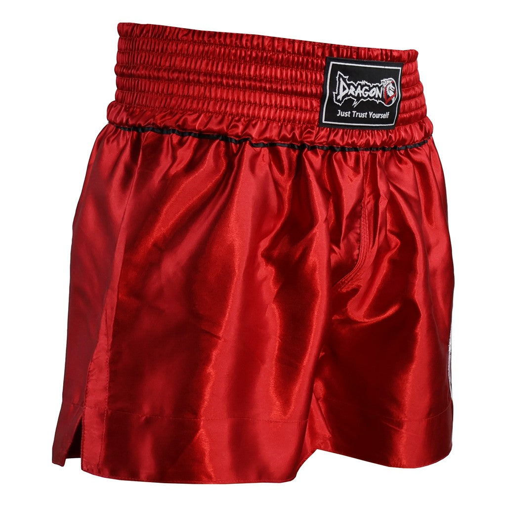 DragonDo MT3033 Muaythai Shorts Rote Kickbox-Shorts