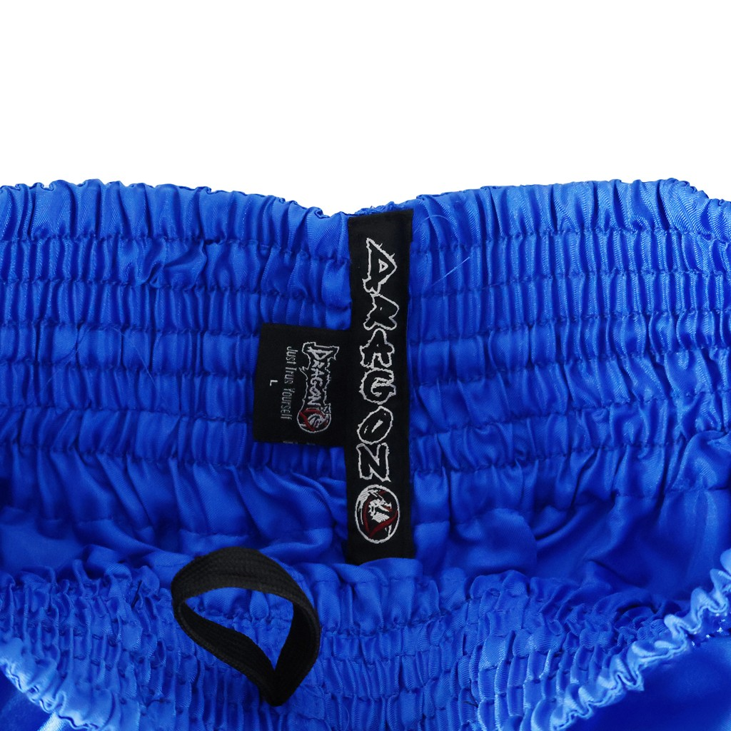 DragonDo MT3033 Muay Thai Shorts Blau Kickbox – für Training und Wettkampf