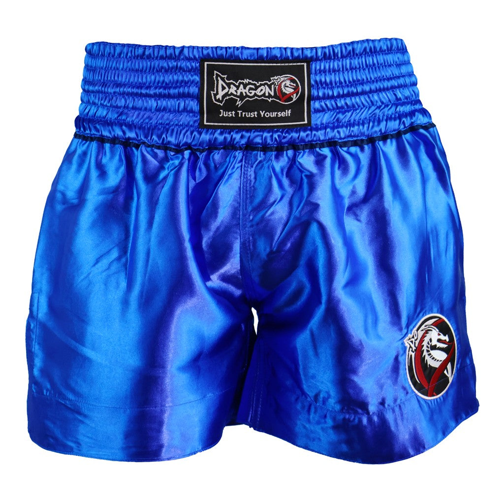 DragonDo MT3033 Muaythai Shorts Blaue Kickbox-Shorts