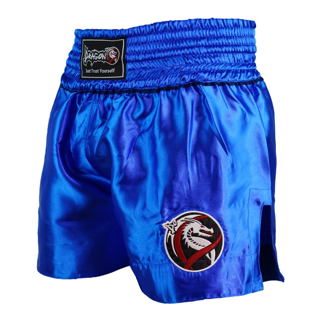 DragonDo MT3033 Muaythai Shorts Blaue Kickbox-Shorts