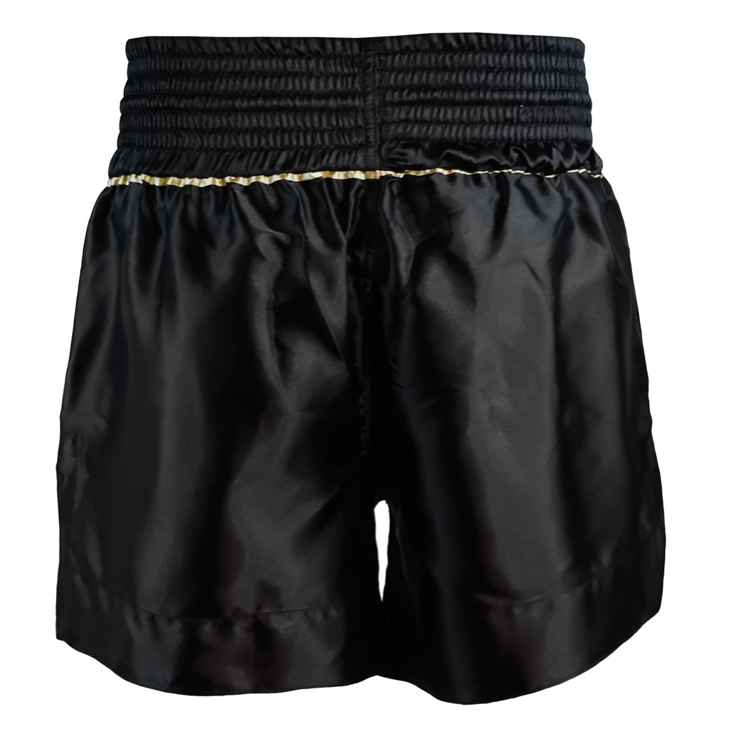 DragonDo MT3033 Muay Thai Shorts Schwarz Kickbox – für Training und Wettkampf