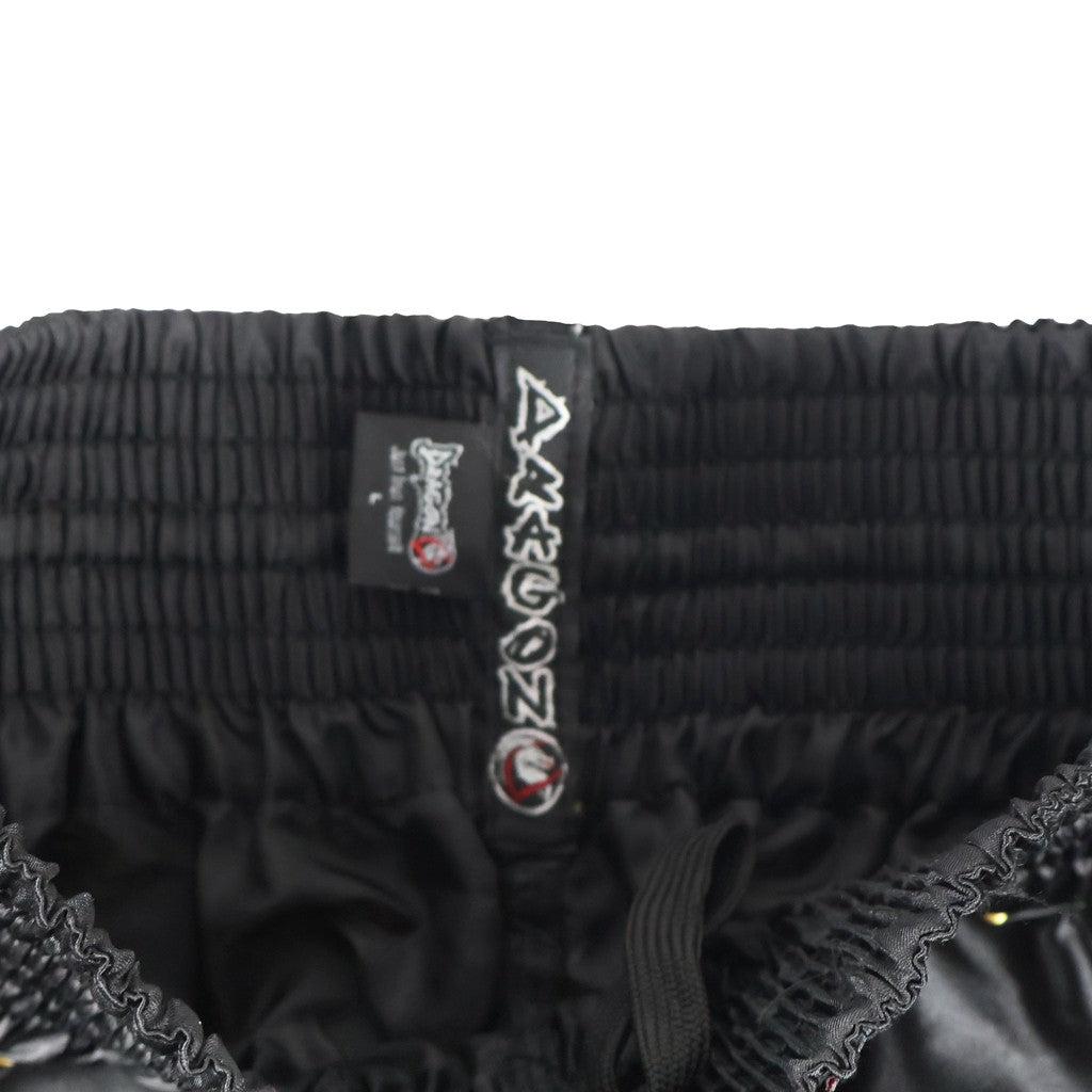 DragonDo MT3033 Muaythai Shorts Schwarze Kickbox-Shorts