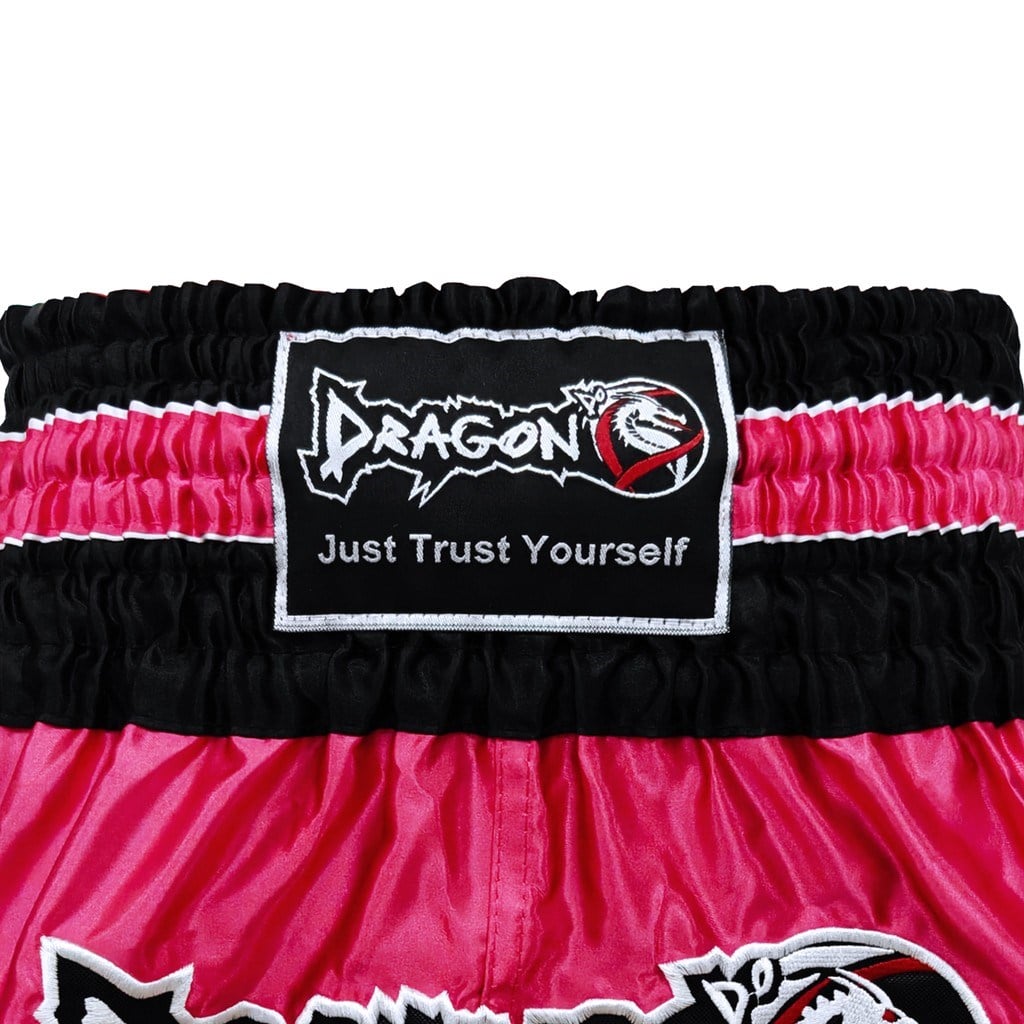 DragonDo MT3075 Retro NEO Kickbox-Shorts Muay Thai Shorts Pink