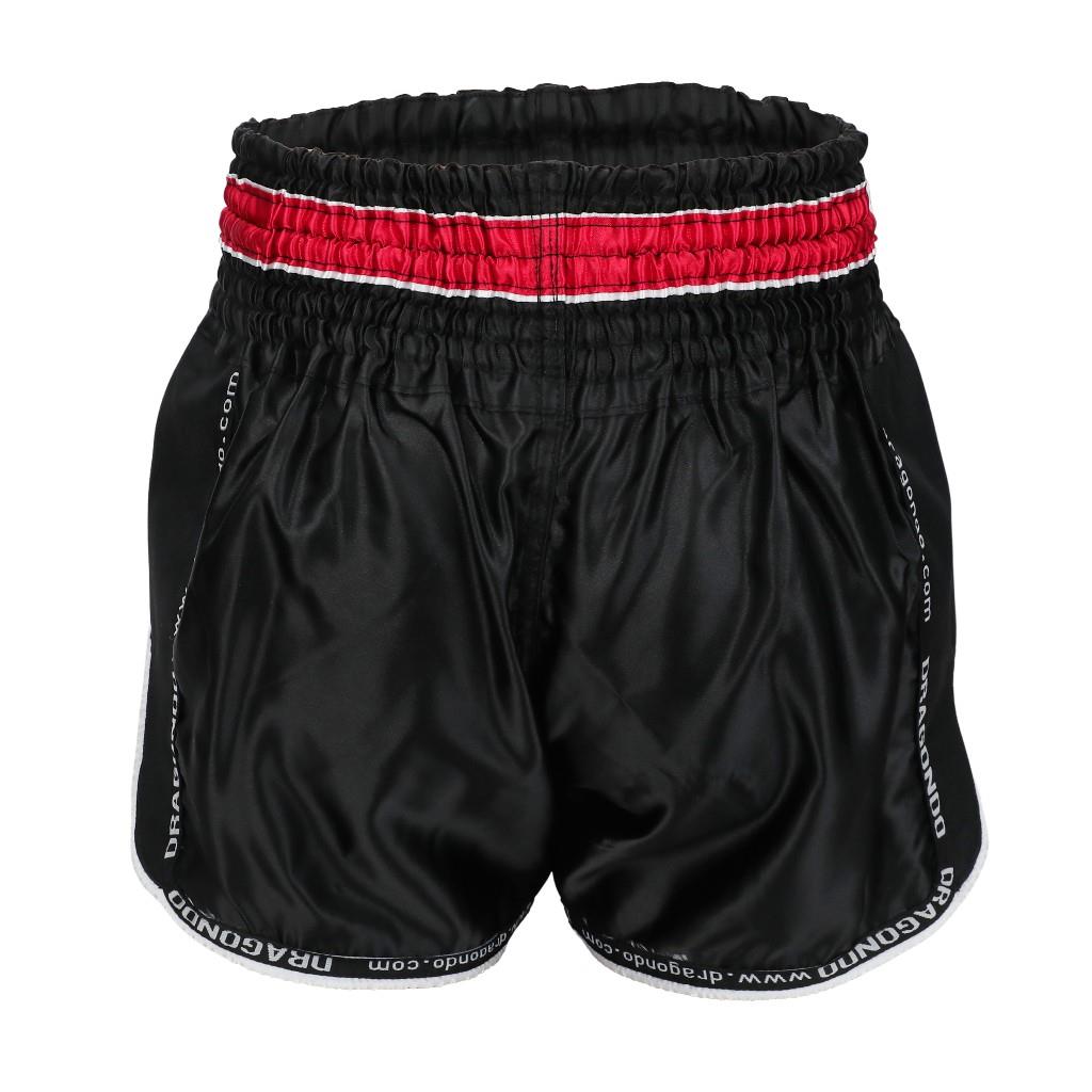 DragonDo MT3075 Retro NEO Kickbox-Shorts Schwarz Retro Muay Thai Shorts