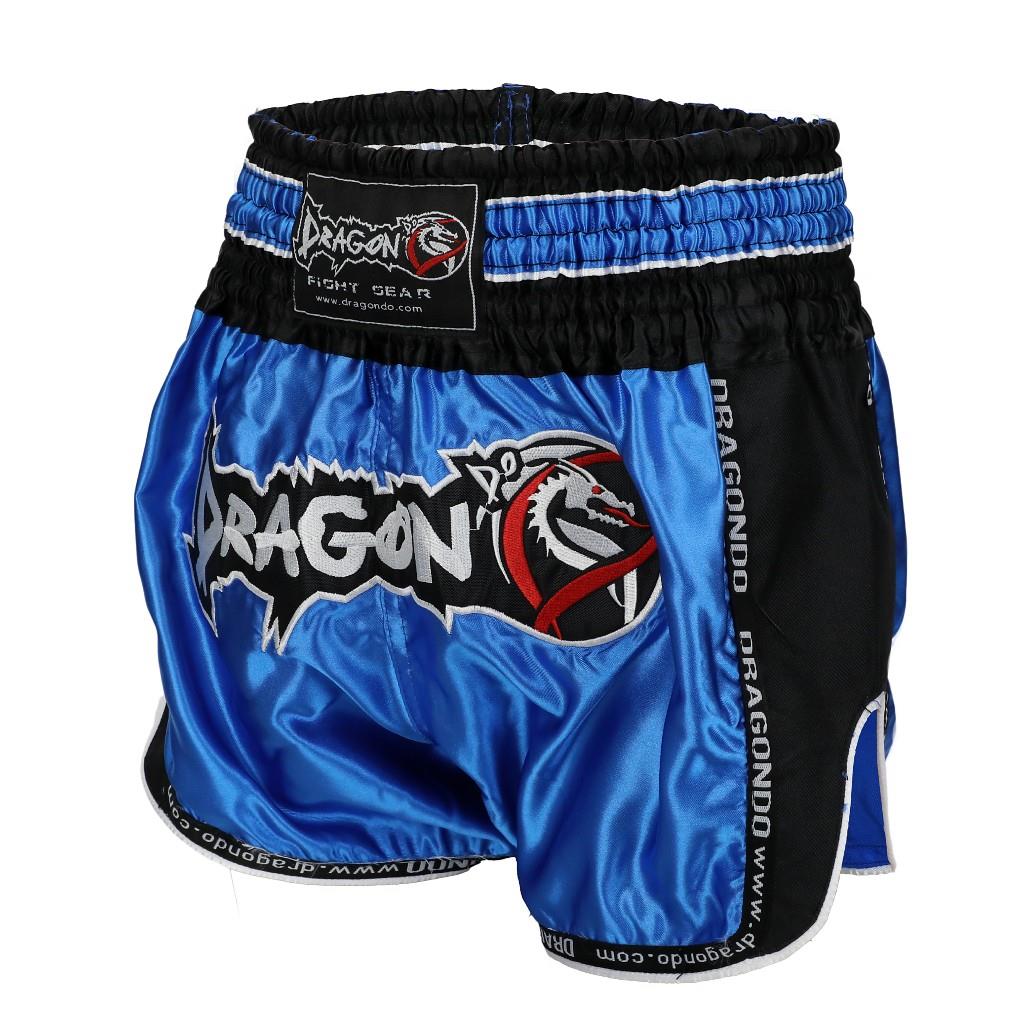 DragonDo MT3075 Retro NEO Kickbox-Shorts Blau Retro Muay Thai Shorts