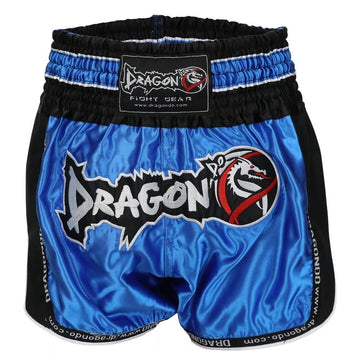 DragonDo MT3075 Retro NEO Kickbox-Shorts Blau Retro Muay Thai Shorts