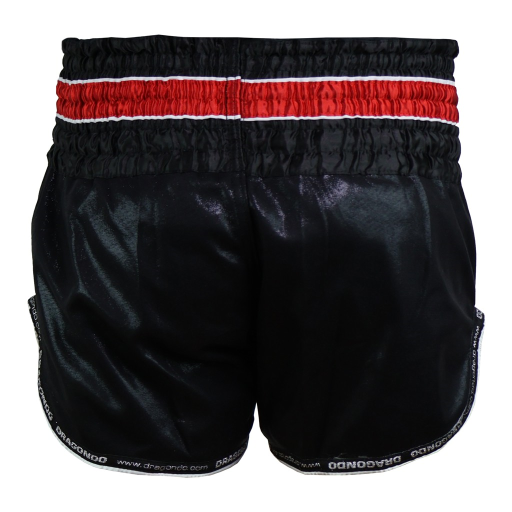 DragonDo MT3077 Muaythai Shorts - Kickbox-Shorts Schwarz