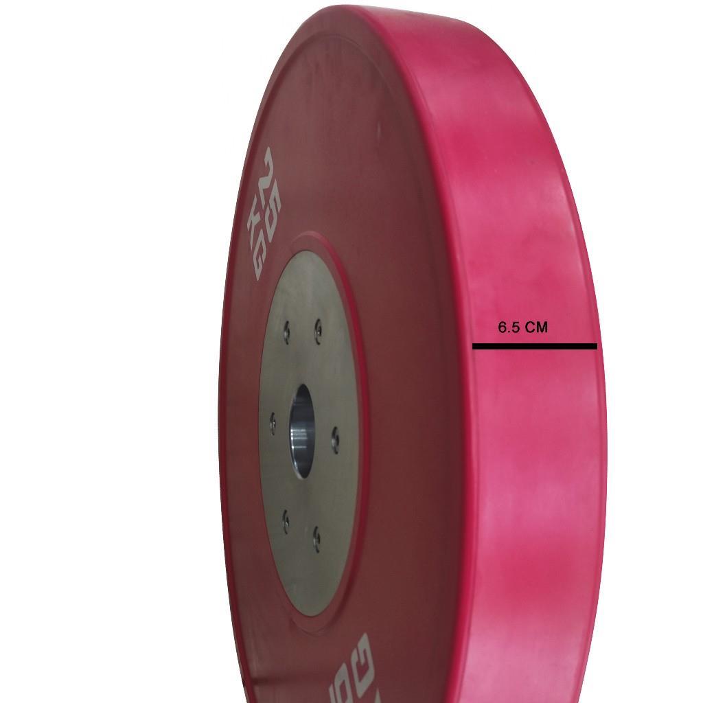 DragonDo Olympic Farbige Wettkampfscheibe 25 kg