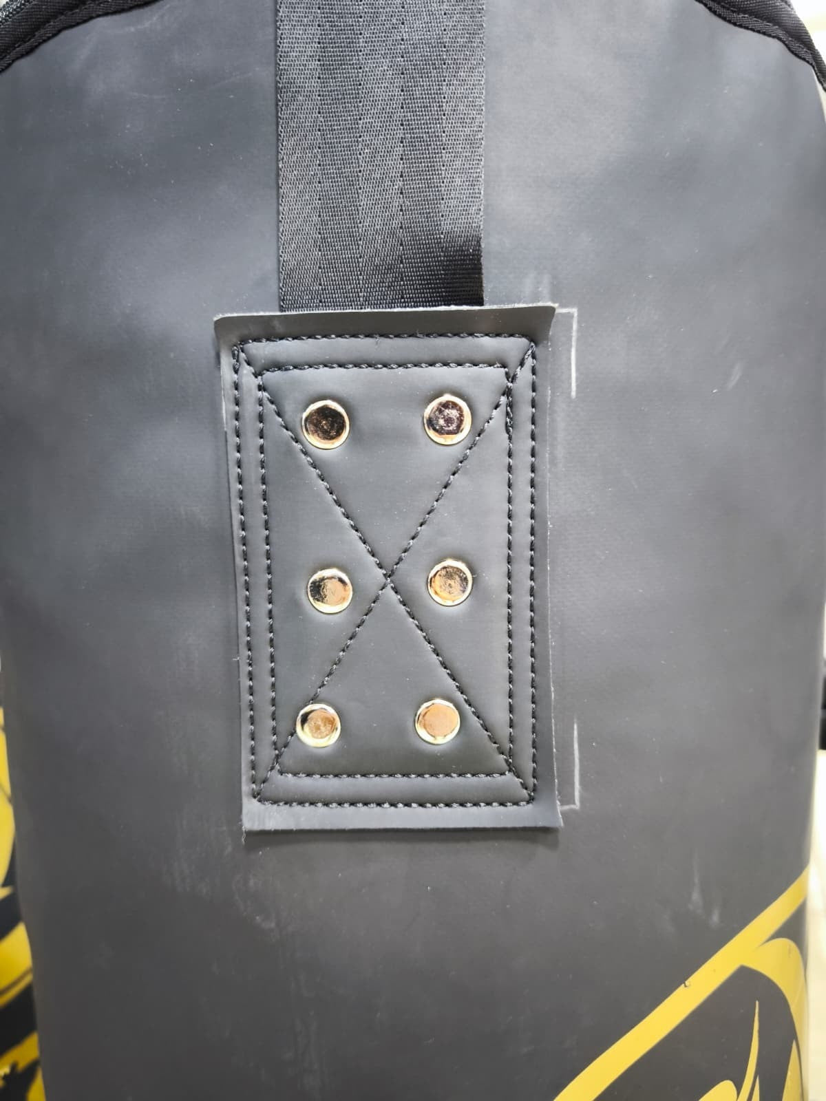DragonDo T15050-P Sandsack Schwarz - Gold 150x50 cm