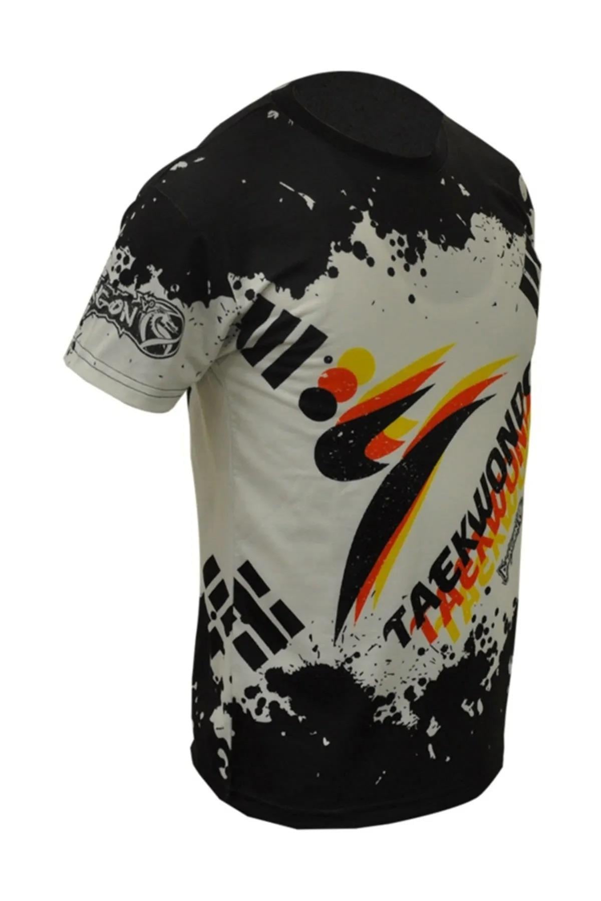 DragonDo TX8516 Kore Bayrakli Taekwondo T-Shirt – für Training und Wettkampf