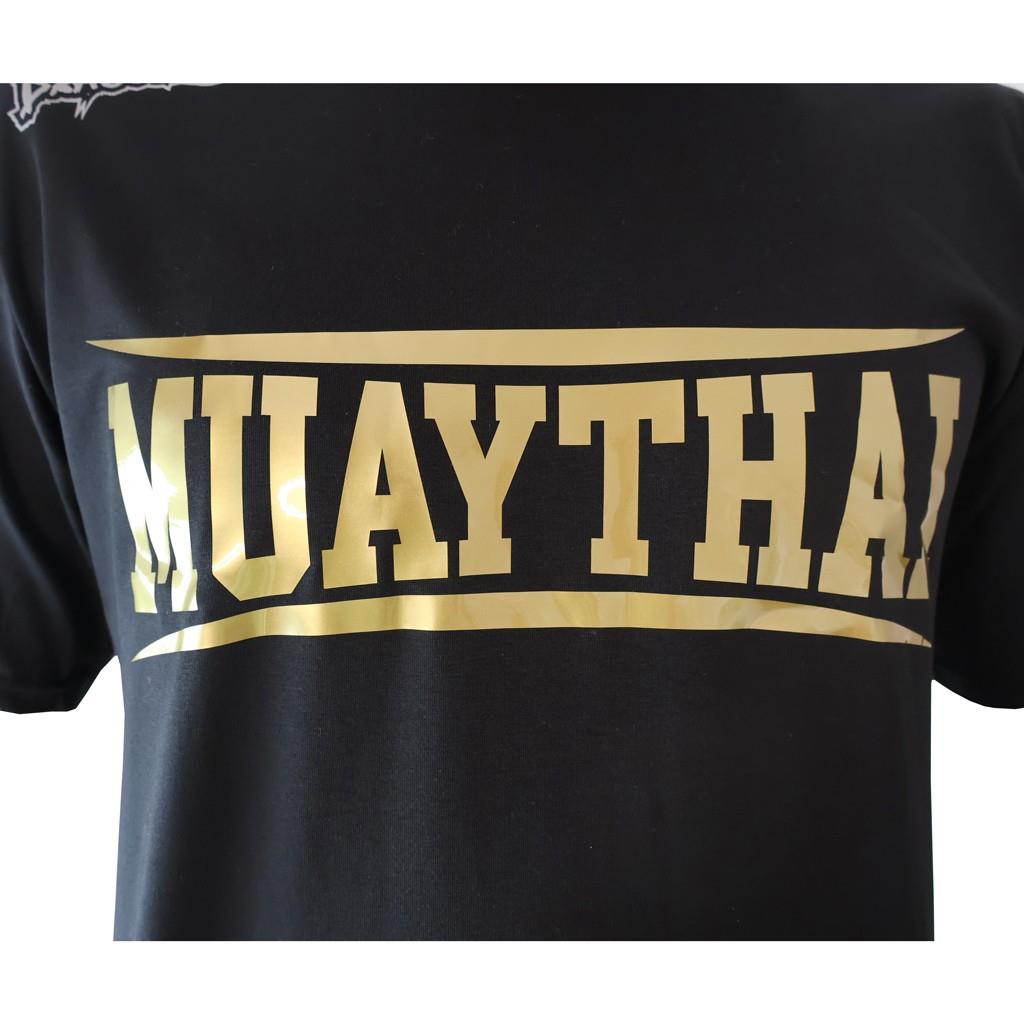 DragonDo TX8522 Muaythai T-Shirt Goldbedrucktes Muaythai T-Shirt