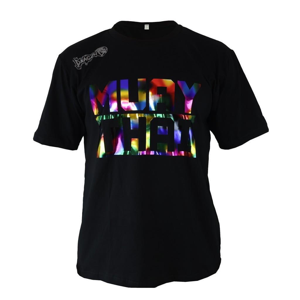 DragonDo TX8525 Muaythai T-Shirt, farbenfroh bedrucktes Muaythai T-Shirt