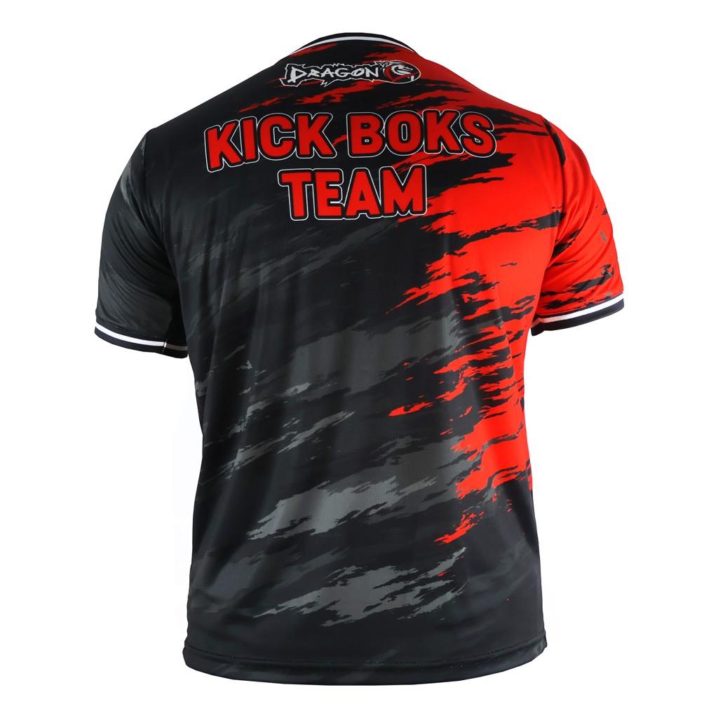 DragonDo TX8592 Kickbox-T-Shirt, Kickbox-T-Shirt mit Aufdruck