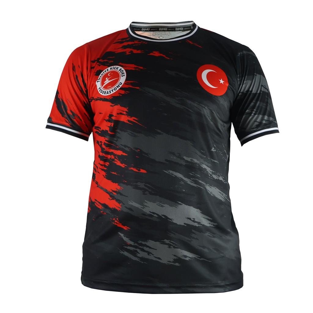 DragonDo TX8592 Kickbox-T-Shirt, Kickbox-T-Shirt mit Aufdruck