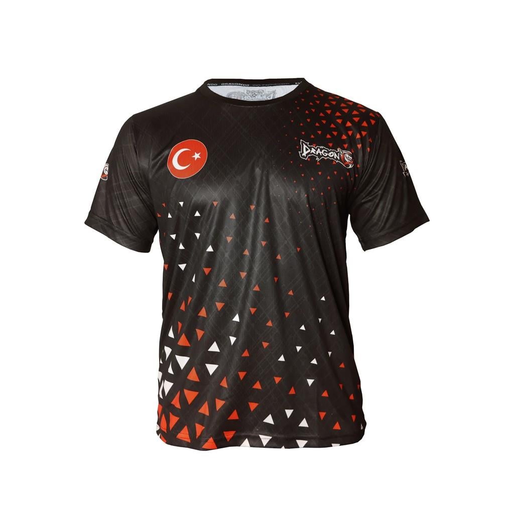 DragonDo TX8593 Kickbox-T-Shirt, Kickbox-T-Shirt mit Aufdruck