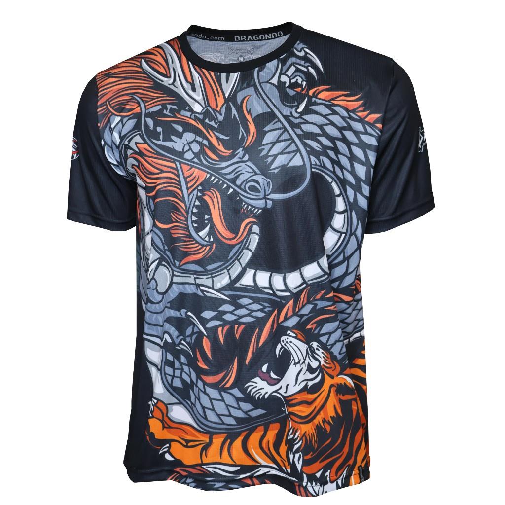 DragonDo TX8596 Muaythai T-Shirt, digital bedrucktes Muaythai T-Shirt