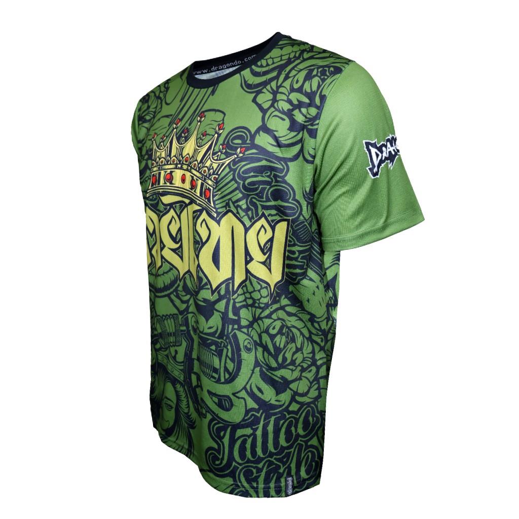 DragonDo TX8597 Muaythai T-Shirt, Digital bedrucktes Muaythai T-Shirt