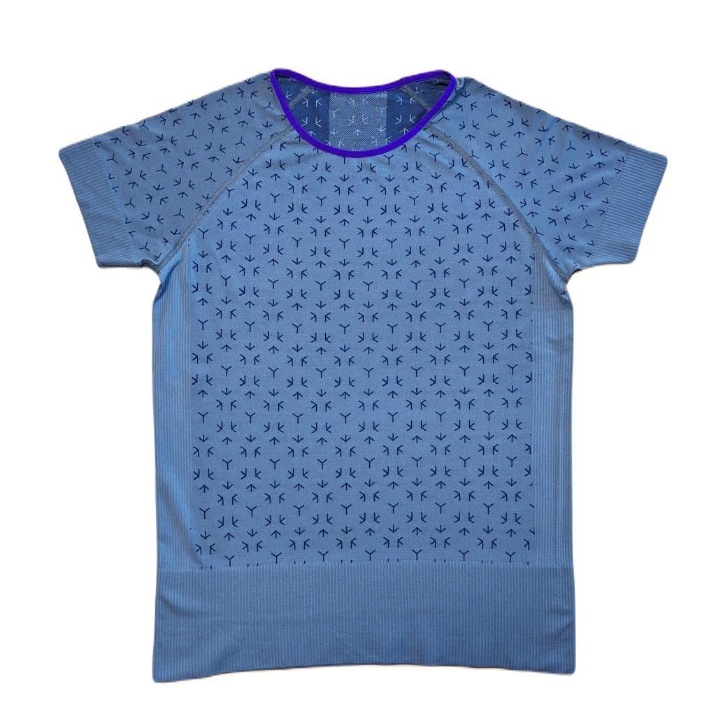 Thermoshirt, Kurzarm, gemustert