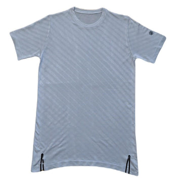 Kurzärmeliges Thermoshirt, grau.